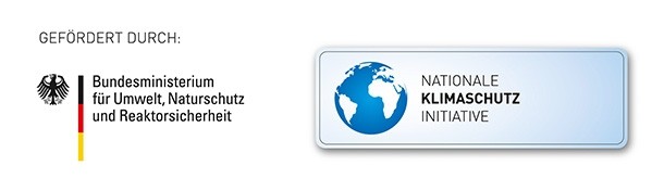  Links das Logo des Bundesministerium für Umwelt, Naturschutz und Reaktorsicherheit und rechts das Logo der Nationalen Klimaschutz Initiative 