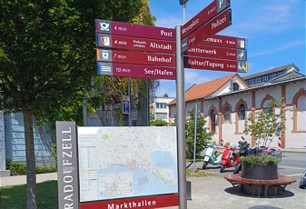 Gute Orientierung in der Innenstadt